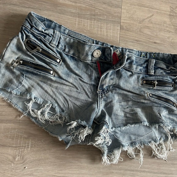 Dean shorts w/zippers junior size 9 - Picture 2 of 7